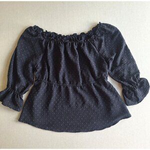 💙 Lane Bryant Babydoll Flowy Top Size 18/20 Fall Cottage Prairie Milkmaid